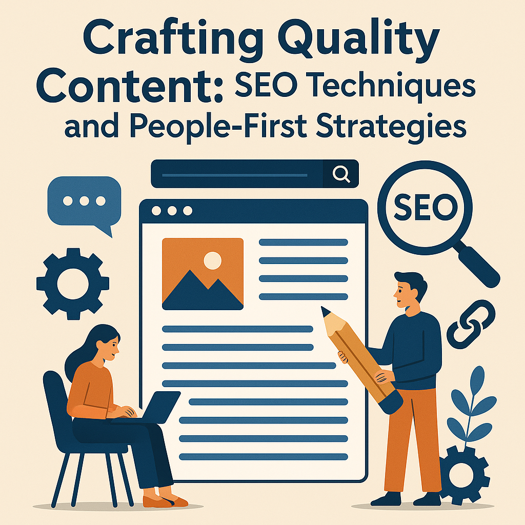 Crafting Quality Content: SEO Techniques and People-First Strategies